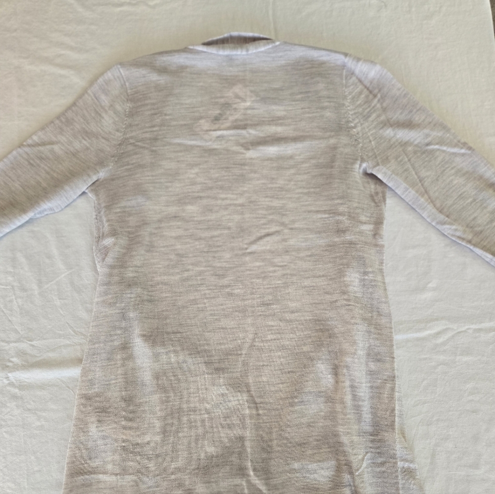 Eileen Fisher Soft Gray Knit Cardigan - Picture 5 of 14